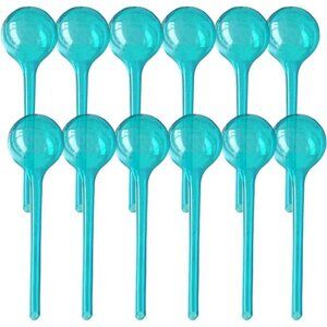 Plant Watering Stakes, Large 12pcs Flower Automatic Watering Bulbs,Plastic Globe